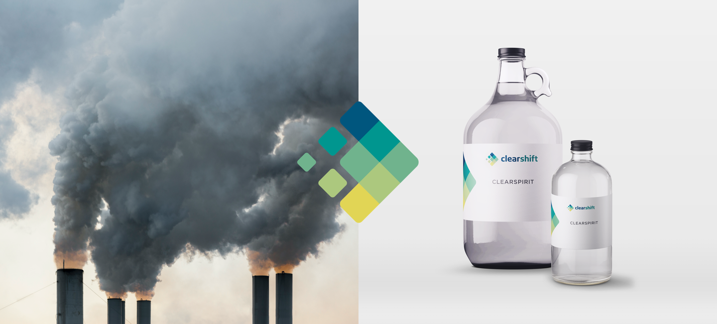 Clearshift turns Pollution into clean, more sustainable specialty products